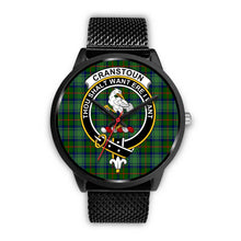 Load image into Gallery viewer, Cranston Modern Clans ,Rose Gold Metal Mesh watch, leather steel watch, tartan watch, tartan watches, clan watch, scotland watch, merry christmas, cyber Monday, halloween, black Friday