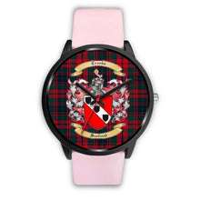 Load image into Gallery viewer, Crook Modern Clans ,Silver Metal Link watch, leather steel watch, tartan watch, tartan watches, clan watch, scotland watch, merry christmas, cyber Monday, halloween, black Friday