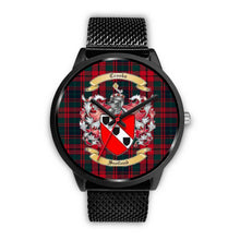 Load image into Gallery viewer, Crook Modern Clans ,Rose Gold Metal Mesh watch, leather steel watch, tartan watch, tartan watches, clan watch, scotland watch, merry christmas, cyber Monday, halloween, black Friday