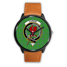 Load image into Gallery viewer, Currie Clans ,Pink Leather watch, leather steel watch, tartan watch, tartan watches, clan watch, scotland watch, merry christmas, cyber Monday, halloween, black Friday