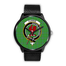 Load image into Gallery viewer, Currie Clans ,Rose Gold Metal Mesh watch, leather steel watch, tartan watch, tartan watches, clan watch, scotland watch, merry christmas, cyber Monday, halloween, black Friday