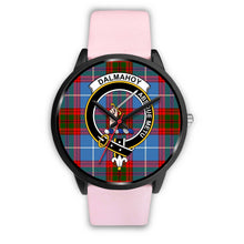 Load image into Gallery viewer, Dalmahoy Clans ,Silver Metal Link watch, leather steel watch, tartan watch, tartan watches, clan watch, scotland watch, merry christmas, cyber Monday, halloween, black Friday