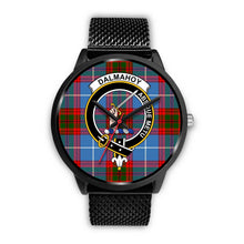 Load image into Gallery viewer, Dalmahoy Clans ,Rose Gold Metal Mesh watch, leather steel watch, tartan watch, tartan watches, clan watch, scotland watch, merry christmas, cyber Monday, halloween, black Friday