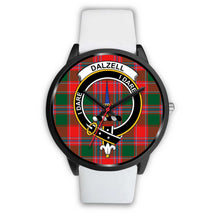 Load image into Gallery viewer, Dalziel Modern Clans ,Silver Metal Mesh watch, leather steel watch, tartan watch, tartan watches, clan watch, scotland watch, merry christmas, cyber Monday, halloween, black Friday