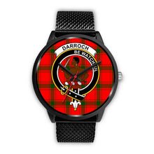 Load image into Gallery viewer, Darroch Clans ,Rose Gold Metal Mesh watch, leather steel watch, tartan watch, tartan watches, clan watch, scotland watch, merry christmas, cyber Monday, halloween, black Friday