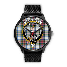 Load image into Gallery viewer, Dennistoun Clans ,Rose Gold Metal Mesh watch, leather steel watch, tartan watch, tartan watches, clan watch, scotland watch, merry christmas, cyber Monday, halloween, black Friday
