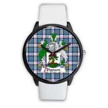 Load image into Gallery viewer, Dignan Clans ,Silver Metal Mesh watch, leather steel watch, tartan watch, tartan watches, clan watch, scotland watch, merry christmas, cyber Monday, halloween, black Friday