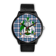 Load image into Gallery viewer, Dignan Clans ,Rose Gold Metal Mesh watch, leather steel watch, tartan watch, tartan watches, clan watch, scotland watch, merry christmas, cyber Monday, halloween, black Friday