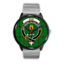 Load image into Gallery viewer, Don (Tribe-of-Mar) Clans ,Rose Gold Metal Link watch, leather steel watch, tartan watch, tartan watches, clan watch, scotland watch, merry christmas, cyber Monday, halloween, black Friday