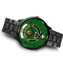 Load image into Gallery viewer, Don (Tribe-of-Mar) Clans ,Brown Leather watch, leather steel watch, tartan watch, tartan watches, clan watch, scotland watch, merry christmas, cyber Monday, halloween, black Friday