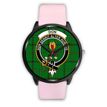 Load image into Gallery viewer, Don (Tribe-of-Mar) Clans ,Silver Metal Link watch, leather steel watch, tartan watch, tartan watches, clan watch, scotland watch, merry christmas, cyber Monday, halloween, black Friday