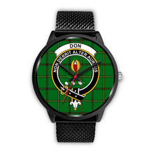 Load image into Gallery viewer, Don (Tribe-of-Mar) Clans ,Rose Gold Metal Mesh watch, leather steel watch, tartan watch, tartan watches, clan watch, scotland watch, merry christmas, cyber Monday, halloween, black Friday