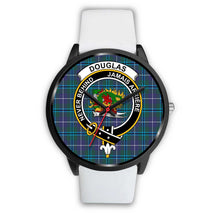 Load image into Gallery viewer, Douglas Modern Clans ,Silver Metal Mesh watch, leather steel watch, tartan watch, tartan watches, clan watch, scotland watch, merry christmas, cyber Monday, halloween, black Friday