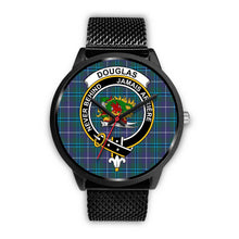 Load image into Gallery viewer, Douglas Modern Clans ,Rose Gold Metal Mesh watch, leather steel watch, tartan watch, tartan watches, clan watch, scotland watch, merry christmas, cyber Monday, halloween, black Friday