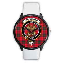 Load image into Gallery viewer, Drummond Modern Clans ,Silver Metal Mesh watch, leather steel watch, tartan watch, tartan watches, clan watch, scotland watch, merry christmas, cyber Monday, halloween, black Friday