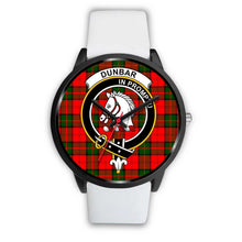 Load image into Gallery viewer, Dunbar Modern Clans ,Silver Metal Mesh watch, leather steel watch, tartan watch, tartan watches, clan watch, scotland watch, merry christmas, cyber Monday, halloween, black Friday