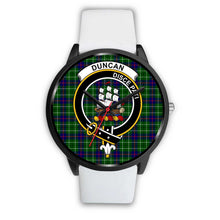 Load image into Gallery viewer, Duncan Clans ,Silver Metal Mesh watch, leather steel watch, tartan watch, tartan watches, clan watch, scotland watch, merry christmas, cyber Monday, halloween, black Friday