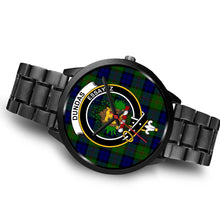 Load image into Gallery viewer, Dundas Modern Clans ,Brown Leather watch, leather steel watch, tartan watch, tartan watches, clan watch, scotland watch, merry christmas, cyber Monday, halloween, black Friday
