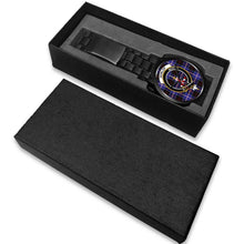 Load image into Gallery viewer, Dunlop Modern Clans ,White Leather watch, leather steel watch, tartan watch, tartan watches, clan watch, scotland watch, merry christmas, cyber Monday, halloween, black Friday