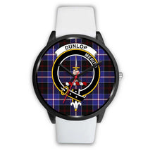 Load image into Gallery viewer, Dunlop Modern Clans ,Silver Metal Mesh watch, leather steel watch, tartan watch, tartan watches, clan watch, scotland watch, merry christmas, cyber Monday, halloween, black Friday