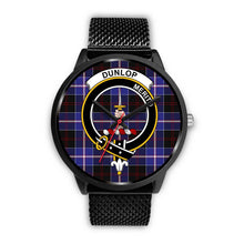 Load image into Gallery viewer, Dunlop Modern Clans ,Rose Gold Metal Mesh watch, leather steel watch, tartan watch, tartan watches, clan watch, scotland watch, merry christmas, cyber Monday, halloween, black Friday