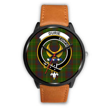 Load image into Gallery viewer, Durie Clans ,Pink Leather watch, leather steel watch, tartan watch, tartan watches, clan watch, scotland watch, merry christmas, cyber Monday, halloween, black Friday