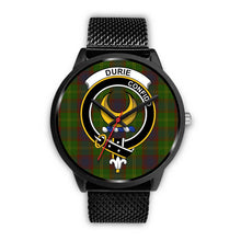 Load image into Gallery viewer, Durie Clans ,Rose Gold Metal Mesh watch, leather steel watch, tartan watch, tartan watches, clan watch, scotland watch, merry christmas, cyber Monday, halloween, black Friday