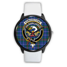 Load image into Gallery viewer, Edmonstone Clans ,Silver Metal Mesh watch, leather steel watch, tartan watch, tartan watches, clan watch, scotland watch, merry christmas, cyber Monday, halloween, black Friday