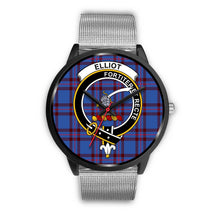 Load image into Gallery viewer, Elliot Modern Clans ,Rose Gold Metal Link watch, leather steel watch, tartan watch, tartan watches, clan watch, scotland watch, merry christmas, cyber Monday, halloween, black Friday