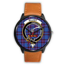 Load image into Gallery viewer, Elliot Modern Clans ,Pink Leather watch, leather steel watch, tartan watch, tartan watches, clan watch, scotland watch, merry christmas, cyber Monday, halloween, black Friday