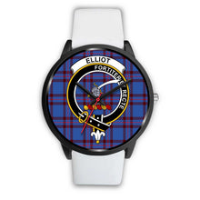 Load image into Gallery viewer, Elliot Modern Clans ,Silver Metal Mesh watch, leather steel watch, tartan watch, tartan watches, clan watch, scotland watch, merry christmas, cyber Monday, halloween, black Friday