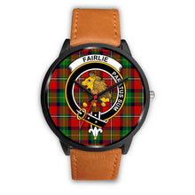 Load image into Gallery viewer, Fairlie Modern Clans ,Pink Leather watch, leather steel watch, tartan watch, tartan watches, clan watch, scotland watch, merry christmas, cyber Monday, halloween, black Friday