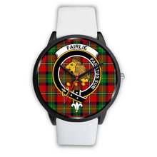 Load image into Gallery viewer, Fairlie Modern Clans ,Silver Metal Mesh watch, leather steel watch, tartan watch, tartan watches, clan watch, scotland watch, merry christmas, cyber Monday, halloween, black Friday