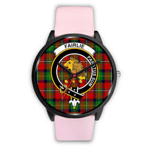 Load image into Gallery viewer, Fairlie Modern Clans ,Silver Metal Link watch, leather steel watch, tartan watch, tartan watches, clan watch, scotland watch, merry christmas, cyber Monday, halloween, black Friday