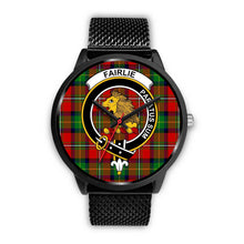 Load image into Gallery viewer, Fairlie Modern Clans ,Rose Gold Metal Mesh watch, leather steel watch, tartan watch, tartan watches, clan watch, scotland watch, merry christmas, cyber Monday, halloween, black Friday