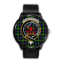 Load image into Gallery viewer, Farquharson Modern Clans ,Rose Gold Metal Mesh watch, leather steel watch, tartan watch, tartan watches, clan watch, scotland watch, merry christmas, cyber Monday, halloween, black Friday