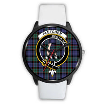 Load image into Gallery viewer, Fletcher Modern Clans ,Silver Metal Mesh watch, leather steel watch, tartan watch, tartan watches, clan watch, scotland watch, merry christmas, cyber Monday, halloween, black Friday