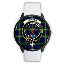 Load image into Gallery viewer, Forbes Modern Clans ,Silver Metal Mesh watch, leather steel watch, tartan watch, tartan watches, clan watch, scotland watch, merry christmas, cyber Monday, halloween, black Friday