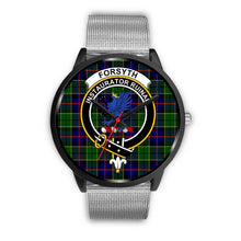 Load image into Gallery viewer, Forsyth Modern Clans ,Rose Gold Metal Mesh watch, leather steel watch, tartan watch, tartan watches, clan watch, scotland watch, merry christmas, cyber Monday, halloween, black Friday