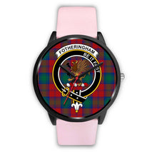 Load image into Gallery viewer, Fotheringham Modern Clans ,Silver Metal Mesh watch, leather steel watch, tartan watch, tartan watches, clan watch, scotland watch, merry christmas, cyber Monday, halloween, black Friday