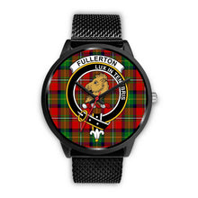 Load image into Gallery viewer, Fullerton Clans ,Rose Gold Metal Mesh watch, leather steel watch, tartan watch, tartan watches, clan watch, scotland watch, merry christmas, cyber Monday, halloween, black Friday