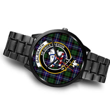 Load image into Gallery viewer, Galbraith Modern Clans ,Brown Leather watch, leather steel watch, tartan watch, tartan watches, clan watch, scotland watch, merry christmas, cyber Monday, halloween, black Friday