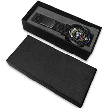 Load image into Gallery viewer, Galbraith Modern Clans ,White Leather watch, leather steel watch, tartan watch, tartan watches, clan watch, scotland watch, merry christmas, cyber Monday, halloween, black Friday