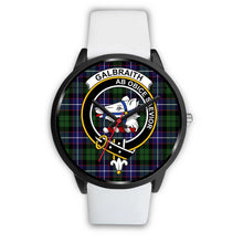 Load image into Gallery viewer, Galbraith Modern Clans ,Silver Metal Mesh watch, leather steel watch, tartan watch, tartan watches, clan watch, scotland watch, merry christmas, cyber Monday, halloween, black Friday