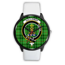 Load image into Gallery viewer, Galloway District Clans ,Silver Metal Mesh watch, leather steel watch, tartan watch, tartan watches, clan watch, scotland watch, merry christmas, cyber Monday, halloween, black Friday