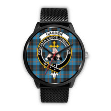 Load image into Gallery viewer, Garden Clans ,Rose Gold Metal Mesh watch, leather steel watch, tartan watch, tartan watches, clan watch, scotland watch, merry christmas, cyber Monday, halloween, black Friday