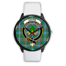 Load image into Gallery viewer, Gayre Clans ,Silver Metal Mesh watch, leather steel watch, tartan watch, tartan watches, clan watch, scotland watch, merry christmas, cyber Monday, halloween, black Friday