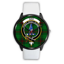 Load image into Gallery viewer, Ged Clans ,Silver Metal Mesh watch, leather steel watch, tartan watch, tartan watches, clan watch, scotland watch, merry christmas, cyber Monday, halloween, black Friday