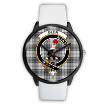Load image into Gallery viewer, Glen Clans ,Silver Metal Mesh watch, leather steel watch, tartan watch, tartan watches, clan watch, scotland watch, merry christmas, cyber Monday, halloween, black Friday