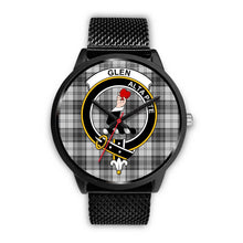 Load image into Gallery viewer, Glen Clans ,Rose Gold Metal Mesh watch, leather steel watch, tartan watch, tartan watches, clan watch, scotland watch, merry christmas, cyber Monday, halloween, black Friday